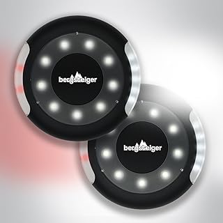 Bergsteiger Kinderwagenlicht, Buggylicht, 2 Kinderwagenlichter Set inkl. Batterien, 16 LED pro Licht, wasserdicht, passend für alle Kinderwagen, Bergsteiger Kinderwagen-Zubehör