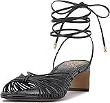 Vince Camuto Women's Lory Heeled Sandal, Black, 6.5