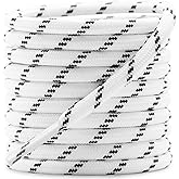 DELELE Round Work Boot Laces: Heavy Duty Hiking Shoe Laces for Boots 2 Pair