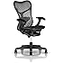 Herman Miller Mirra 2 Chair: Std Tilt - Fixed Arms - Hard Casters - Graphite Seat - TriFlex Back