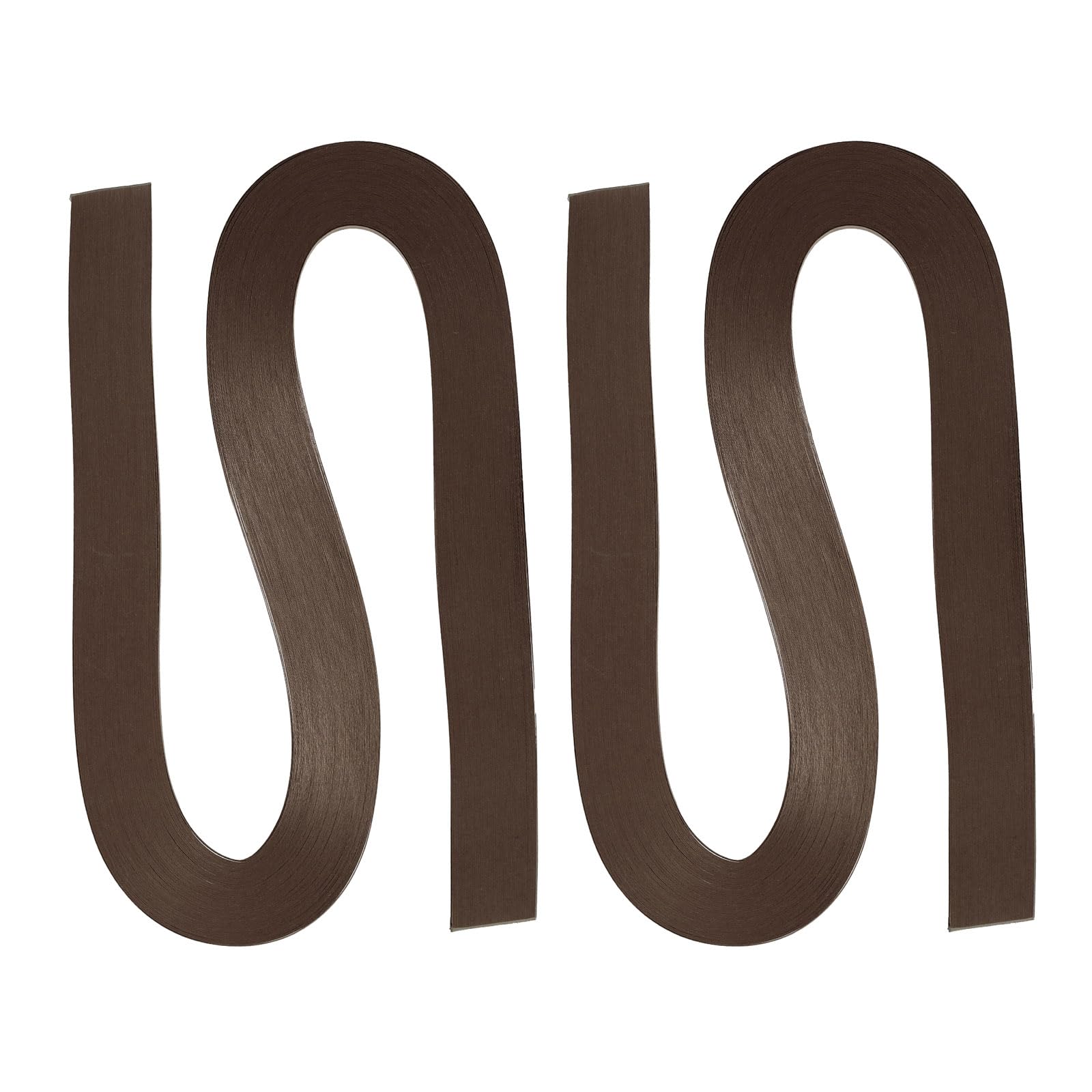 PATIKIL 240pcs Quilling Strips Paper 3mm(1/8") 54cm Origami Paper Quilling Strip for Art DIY Hand Craft Christmas, Dark Coffee