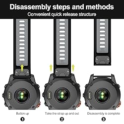 MYSNBKN Compatible with Fenix 7X Band,26mm Easy-fit