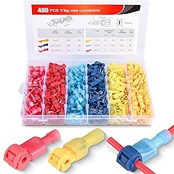 Nilight 480PCS/80 Pairs T-Tap Wire Connectors