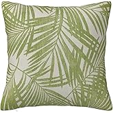 Palm Leaf Pillowcase Tropical Pillow Cover Pillow case Square Cushion Cover Bedroom Livingroom Sofa Home Decor 18 X 18 Inch