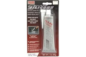 Valco Cincinnati 71105 Clear All-in-One Silicone with Nozzle - 3 oz. Tube