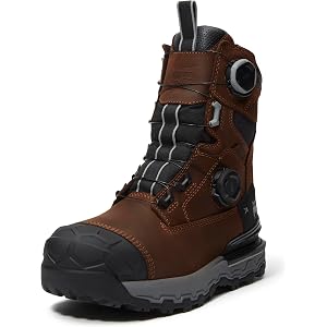 Timberland PRO Men's Boondock Ultralight Boa 8 Inch Composite Safety Toe Waterproof Industrial Work Boot