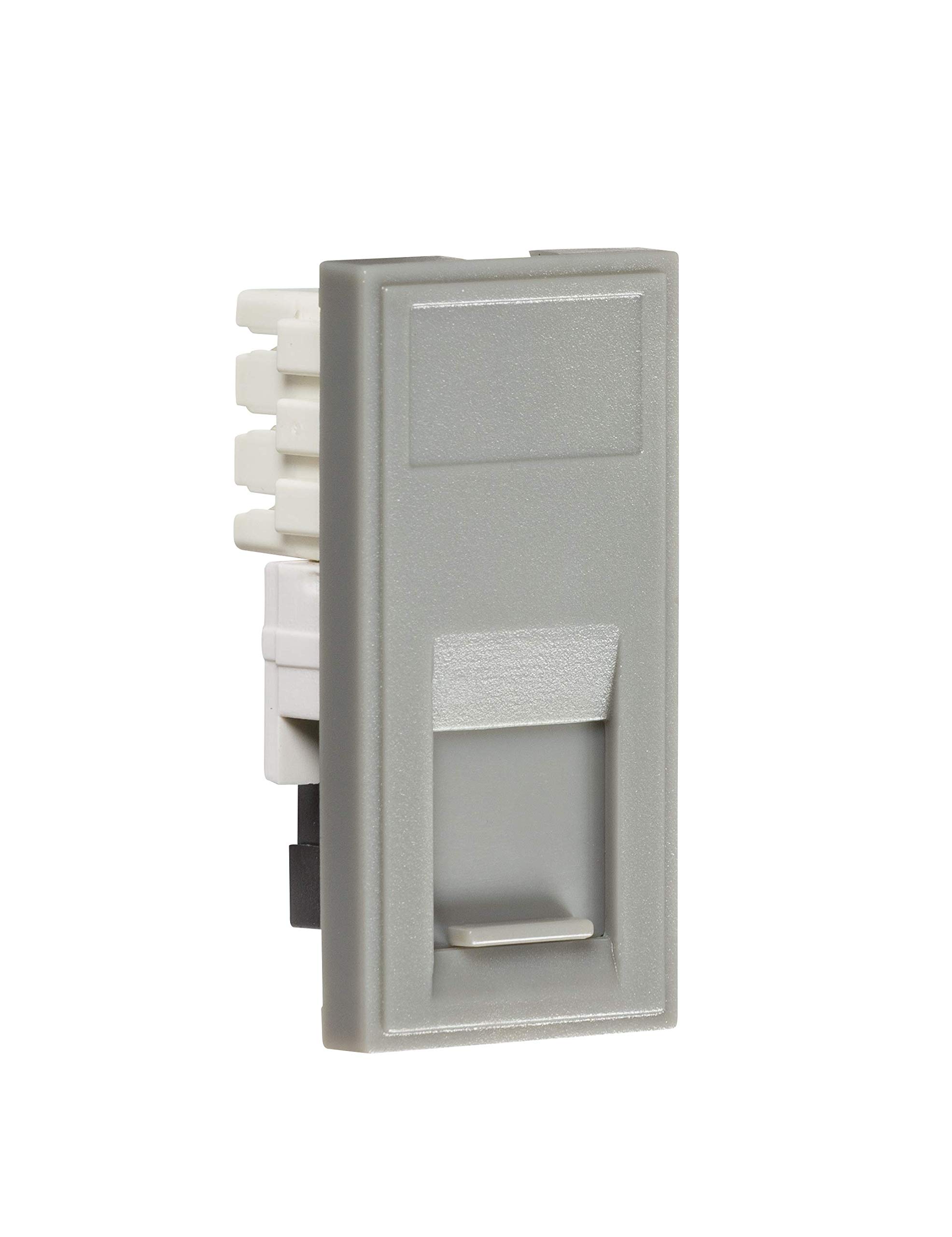 RJ11 Outlet Module 25 x 50mm (IDC) - Grey