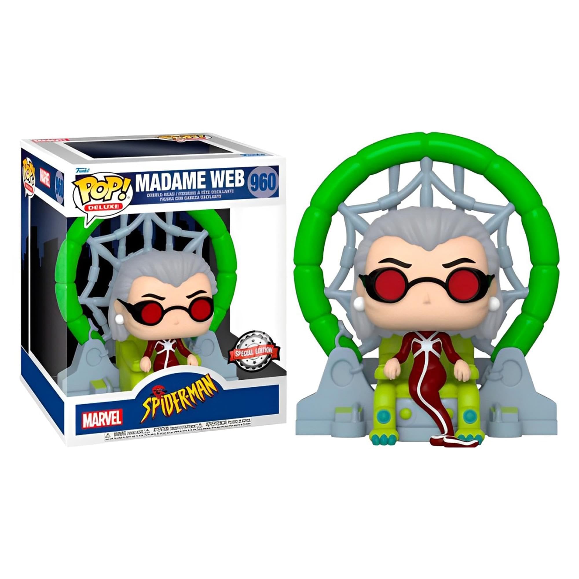 Funko Pop Spiderman Animated Series Madame Web Deluxe Figure (Special Edition)