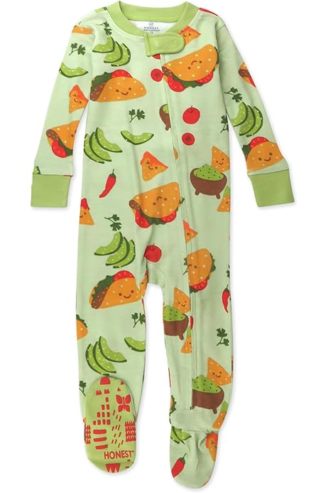 Cotton Pajamas 18 Month Pajamas With Feet Baby Rompers HonestBaby