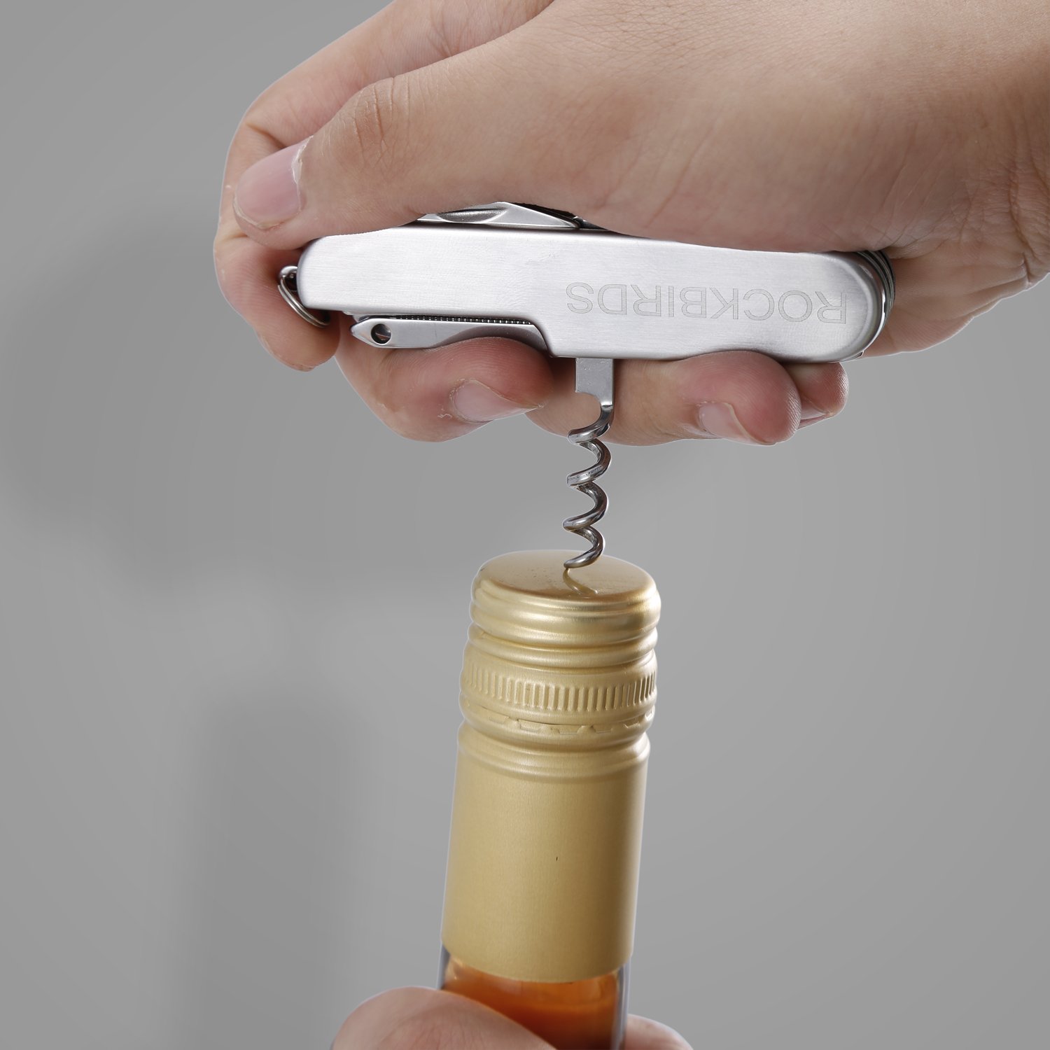 Multitools Knife, RockBirds Stainless Steel Multi Pocket Knife, 11-in-1 Multi-Function (2 PACK)