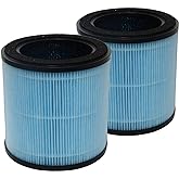 PUREBURG Replacement Filter Compatible with Homvana H201 & TEC.Bean JH50G-M Air Purifiers 2-Pack H13 HEPA Activated Carbon 2-IN-1 3-Stage Filtration Air Clean Dust VOCs