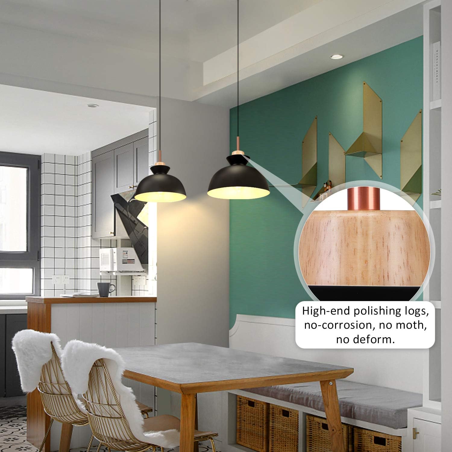 sans ampoule Lightess Suspension Luminaire Industrielle ...