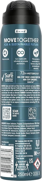 Sure Men Invisible Ice Fresh Nonstop Protection Anti-Perspirant Deodorant view 2