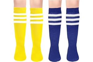 Zion Praiser Kids Soccer Socks football Toddler Knee High Tube Stocking basketball Boys Girls Stripes Toddler Knee High Socks