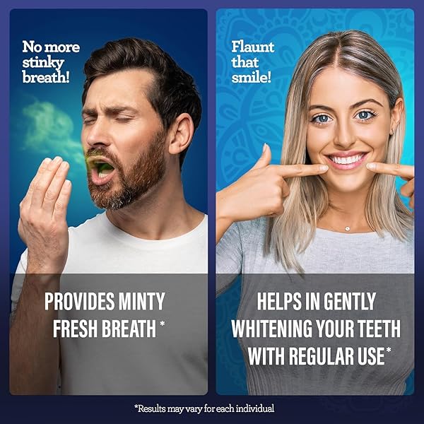 GURUNANDA TEETH WHITENING DUAL BARREL OXYBURST MOUTHWASH – ALCOHOL & FLUORIDE FREE, HYDROGEN PEROXIDE TO PROMOTE WHITER TEETH – WILD MINT – 20 FL OZ