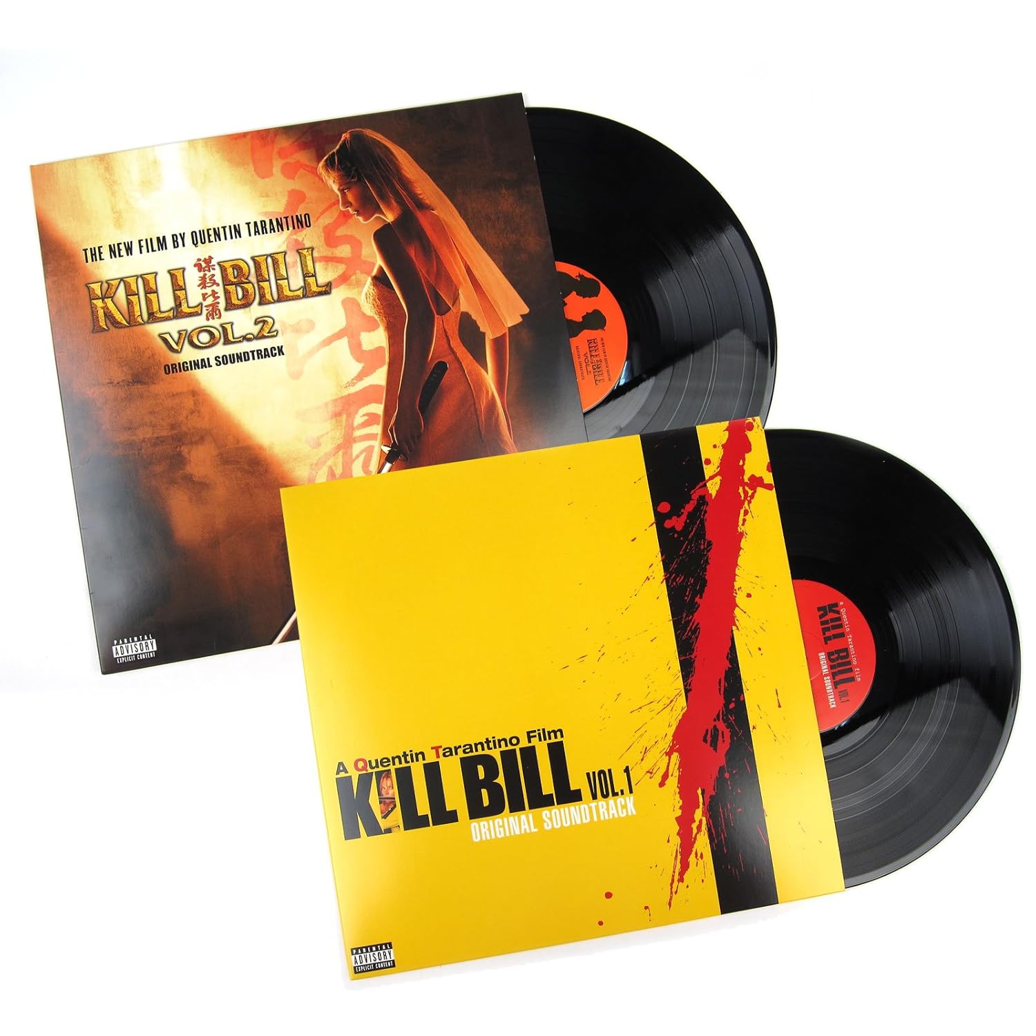 Kill Bill Kill Bill Kill Bill Soundtrack Vol 1 2 Vinyl Lp Pack Amazon Com Music