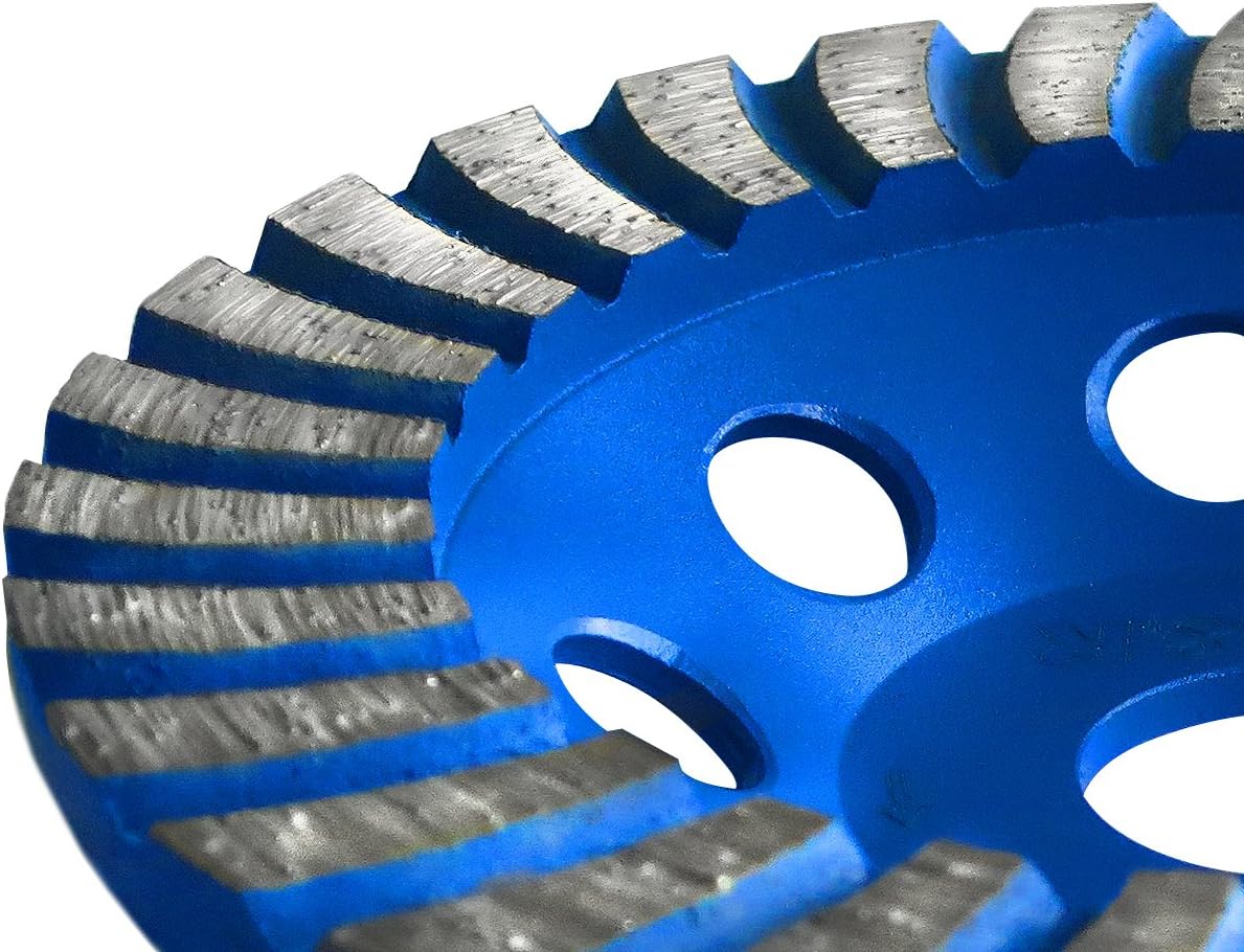 S&R Diamond grinding disc, Diamond Cup Wheel, 125 x 22,2 mm, Diamond grinding cup for multi material. Professional Quality - Image 4