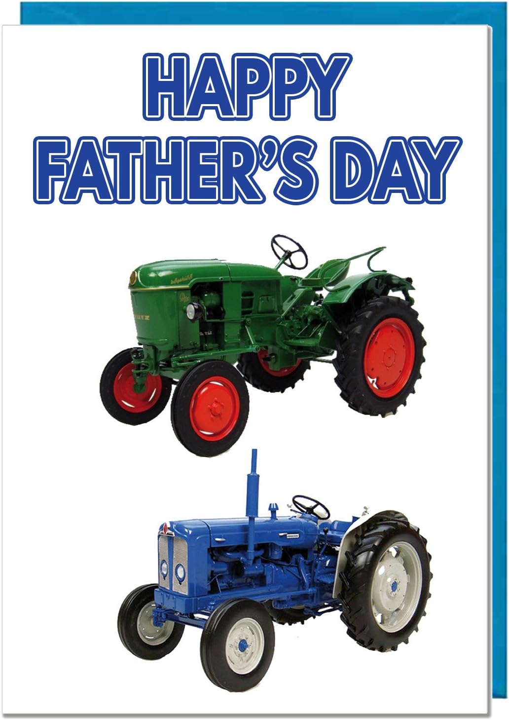 AK Father's Day Vintage Tractor Themed Card Happy Father's
