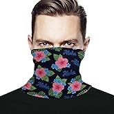 FOSKERV Women Men Neck Gaiter, Fashion Stretch Reusable Winter Face Cover Scarf, Cozy Versatile Neck Warmer