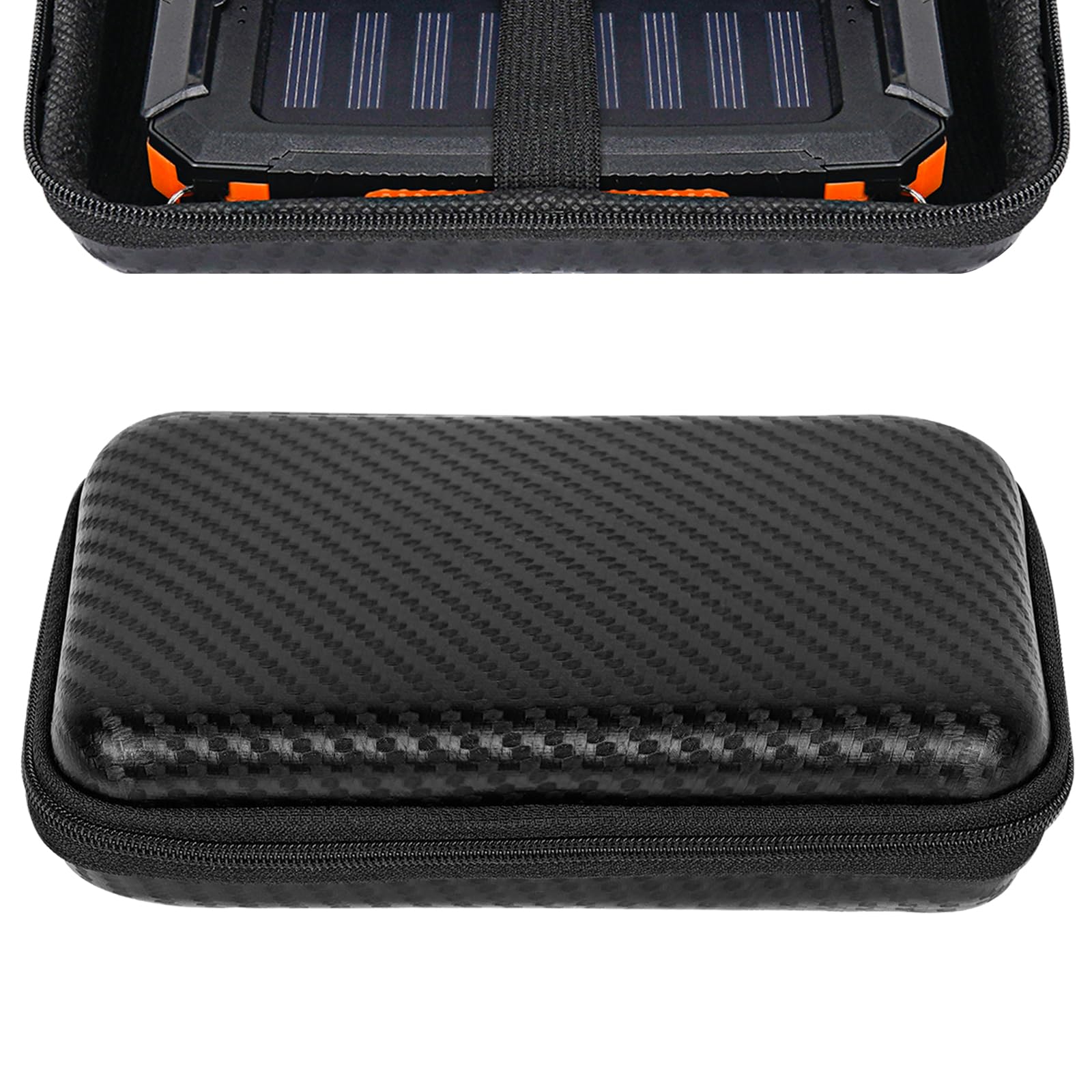 Photo 1 of TOCCOOL Solar Power Bank Carrying Case - Portable Hard Travel Storage Box for Solar Chargers, Compatible with Rasbes 38800mAh, Durecopow 20000mAh(Black)