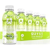 RYSE Clear Protein Drink - Key Lime Pie - 100 Calories, 22g Whey Isolate Protein Shake, Sugar-Free, 0g Fat & Lactose-Free - Refreshing Ready-to-Drink Beverage - 16.9 fl oz Bottles (12-Pack)