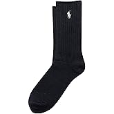 POLO RALPH LAUREN Women's Casual Solid Color Crew Socks (1-Pair)