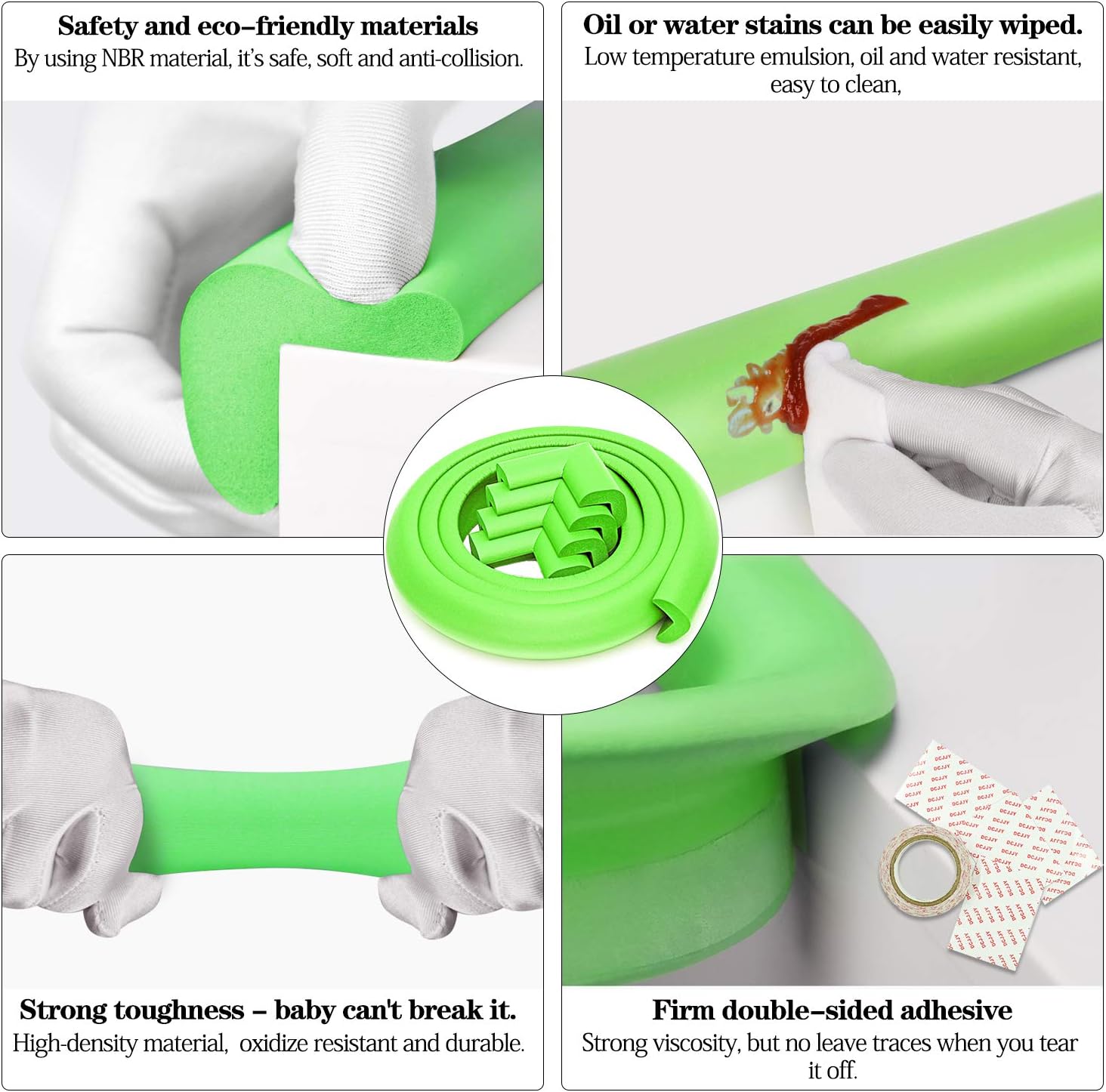 amarillo Kit Protector para Esquinas y Bordes de Muebles FEIGO 4