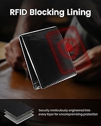Genuine Leather Wallet for Men - Top Grain & RFID