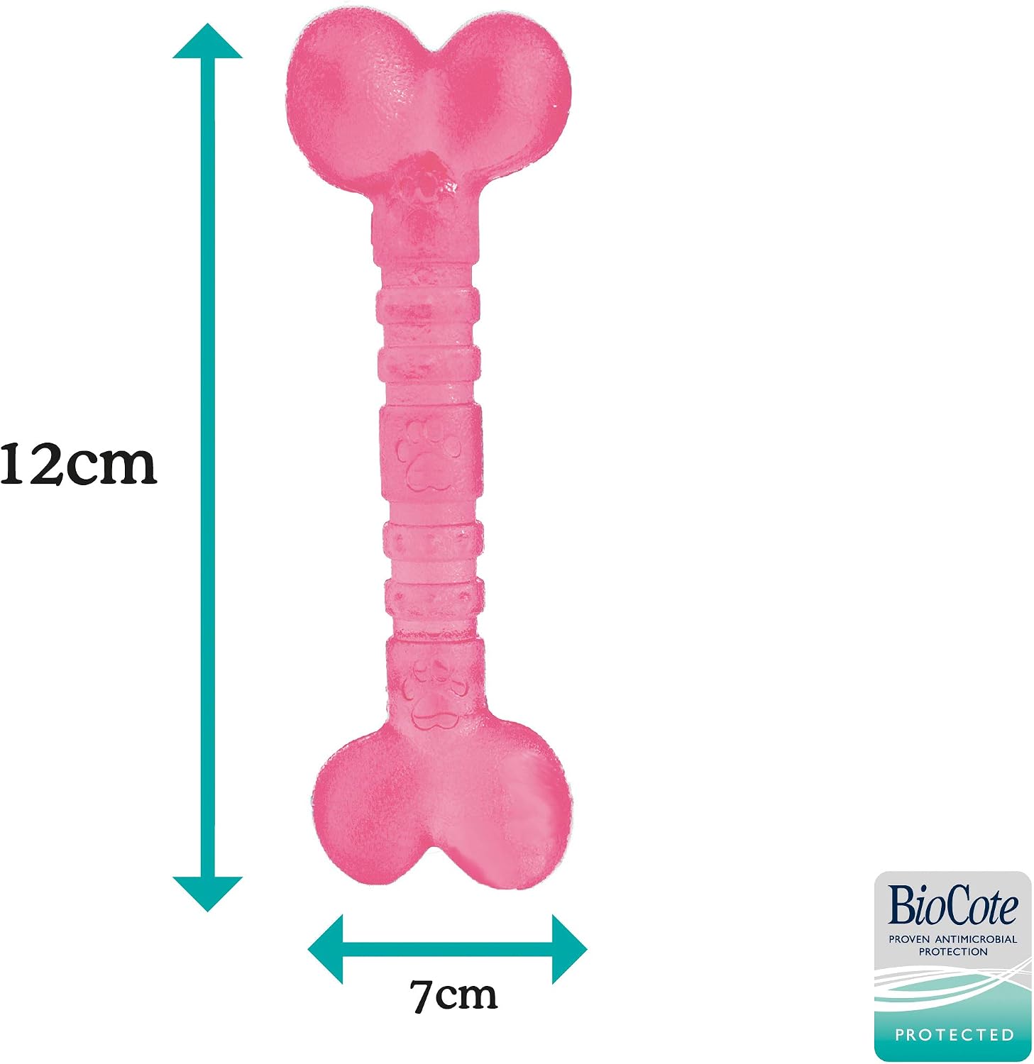 Rosewood BioSafe Puppy Bone, Hygienic Chew Toy for Puppies Antimicrobial, Soothes Teething, Mint Scented - Image 4
