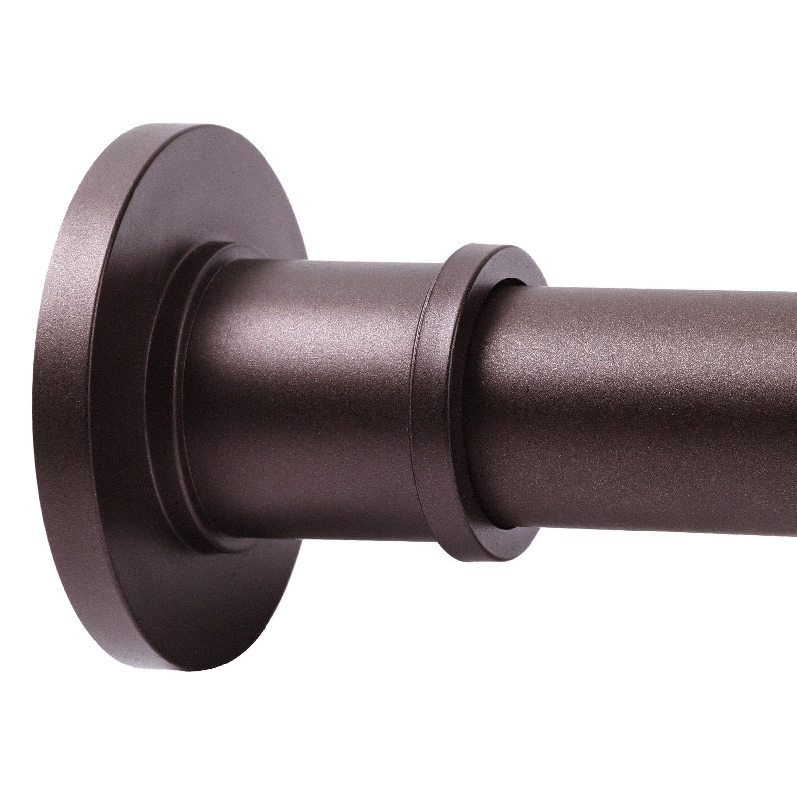 BRIOFOX Shower Curtain Rod Adjustable 18-64 Inch, No Drilling Non Slip Stainless Steel Spring Tension Curtain Rod for Window or Bathroom, Bronze
