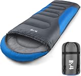 Trail Outdoor Leisure Trail Envelope Sleeping Bag Snug Hood 3 Season Adult