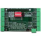 16 Digital Inputs 8-Layer Stackable HAT for Raspberry Pi
