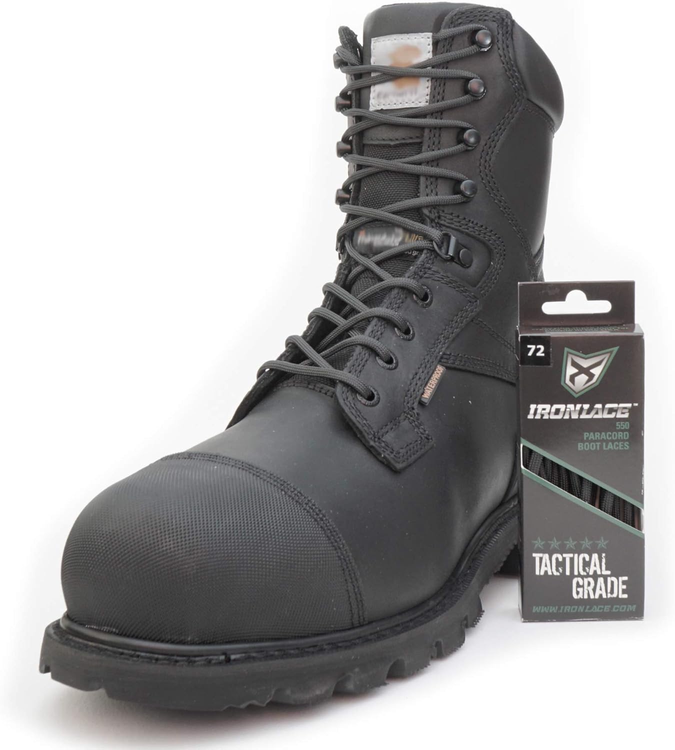 Ironlace Paracord Shoelace Boot Lace: Clothing