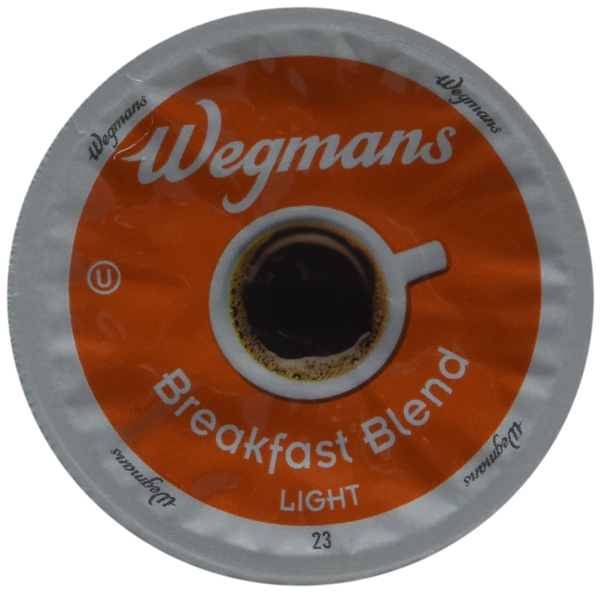 Wegman's Breakfast Blend Light Roast Single Serve K-Cups Case of 72