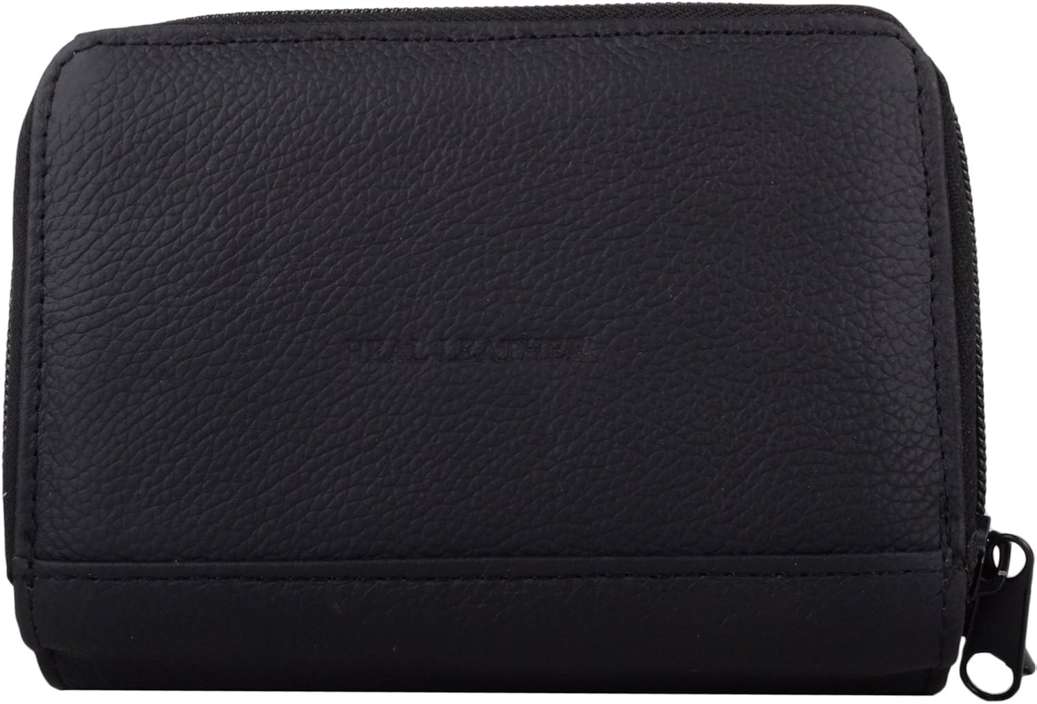 Womens RFID Protected Leather Money/Coin/Credit Card Holder/Purse - Black - Image 3