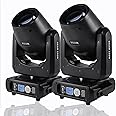 Ridgeyard 7R 230W Beam Moving Head Light DJ Lights DMX512 Beam Zoom 8+16 Prisms W/14 Colors 14 Gobos 16CH/20CH Stage Lighting for DJ Disco Parties Wedding Church Live Show Performers KTV Club -2 Pack