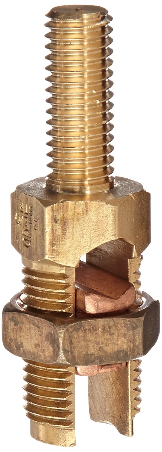 Burndy K2C26B1 Servit Post Mechanical Grounding Connector, 1" Nut Size