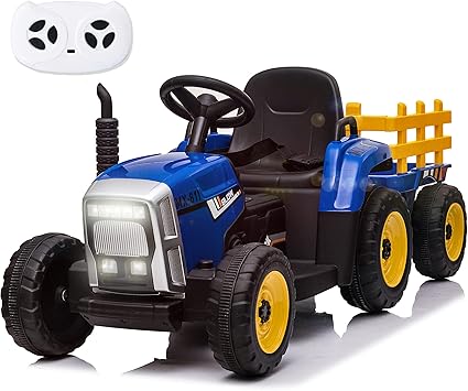 sopbost 12V Electric Ride on Tractor 