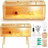 CroBlissful Chicken Brooder Box, Wooden Table Legs, 40 x 16 x 16 in | For Chicks Quails Ducks Hamsters, Sliding Door Ventilated, Heat Bulb Feeder Waterer Included, Easy Setup Indoor Outdoor