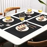 Famibay Placemats and Coaster Sets 45x30 cm 6-Piece Heat Resistant view 2