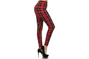 Leggings Depot High Waisted Novelty Christmas Holiday Print Leggings for Women (Available in Plus Size)
