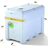 Benefitbee 3-in-1 6-Frame Langstroth Beehive for Bees | Queen Mating Nuc Box, Yard Swarm Trap &amp; Integrated Top Feeder | Lightweight, Durable &amp; Cost-Effective Beekeeping Solution (No Frames Included)