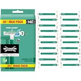 WILKINSON SWORD - Extra 2 For Men | Sensitive | 20 x Disposable Razors (Packaging may differ)