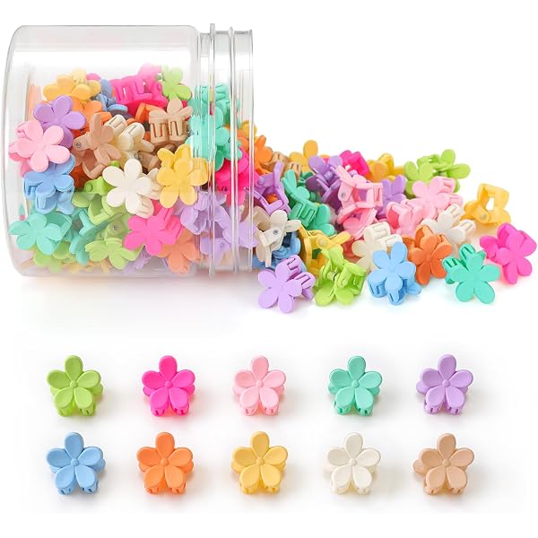 20er Pack Pompon Haarspangen Für Mädchen – Bunte Metallclips, Rutschfest