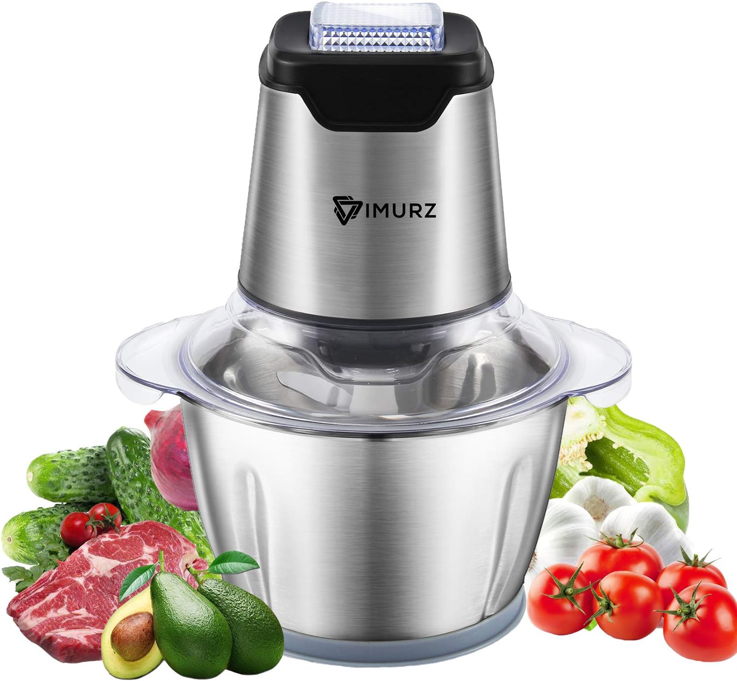 Food Processor Multifunctional Electric Food Chopper,1.2L Electric Meat