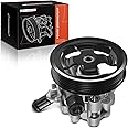 A-Premium Power Steering Pump, with Pulley, Compatible with Lexus LS430 2001 2002 2003 2004 2005 2006, 4.3L Gas, Replace # 4431050070, 44310-50070