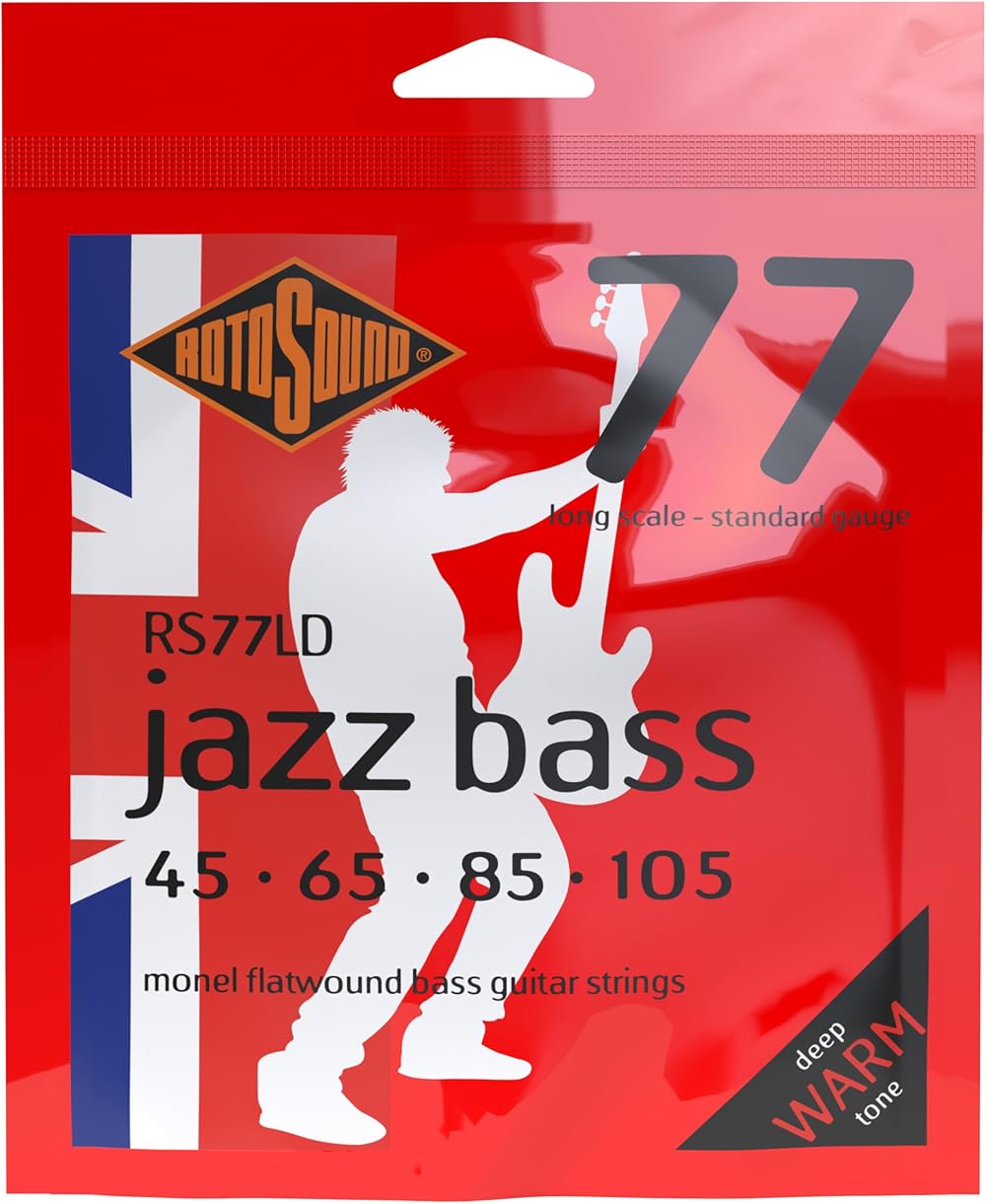 Rotosound RS77LD Monel Flatwound Bass Strings 45-105 4-String