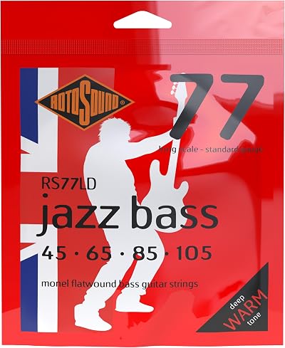 Rotosound RS77LD Monel Flatwound Bass Strings 45-105 4-String