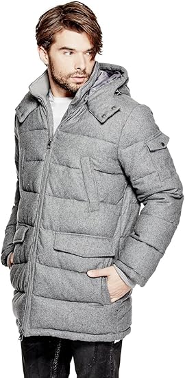 guess men's wool jacket