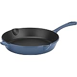 Cuisinart CI22-24BG Chef's Classic Cast Iron Round Fry Pan, 10", Enameled Provencial Blue